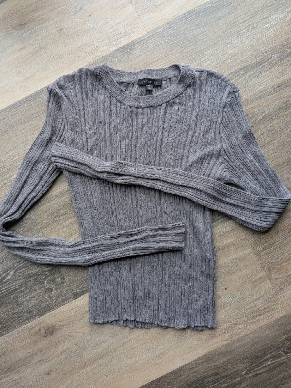 Dynamite Ribbed Long Sleeve